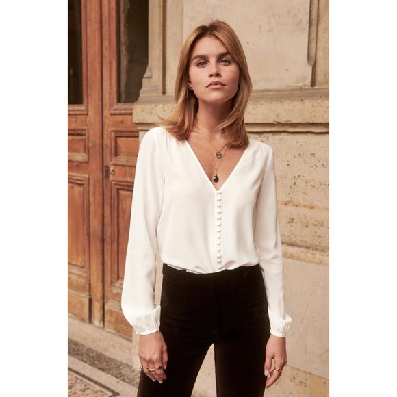 Sezane Tops - ❌SOLD❌ Sezane Heloise Blouse